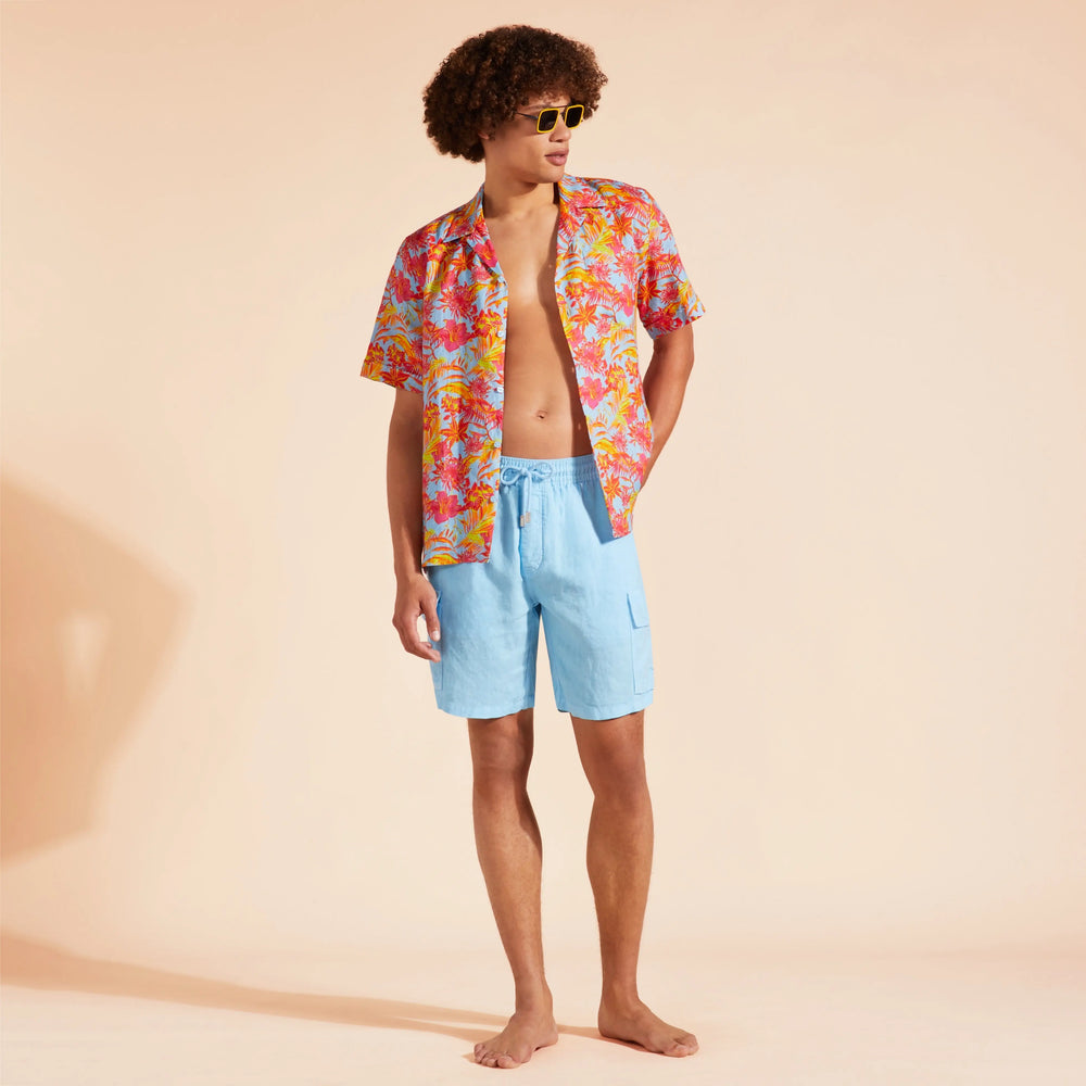 BERMUDA BAIE EN LIN UNI SANTORIN - BeachLife Concept