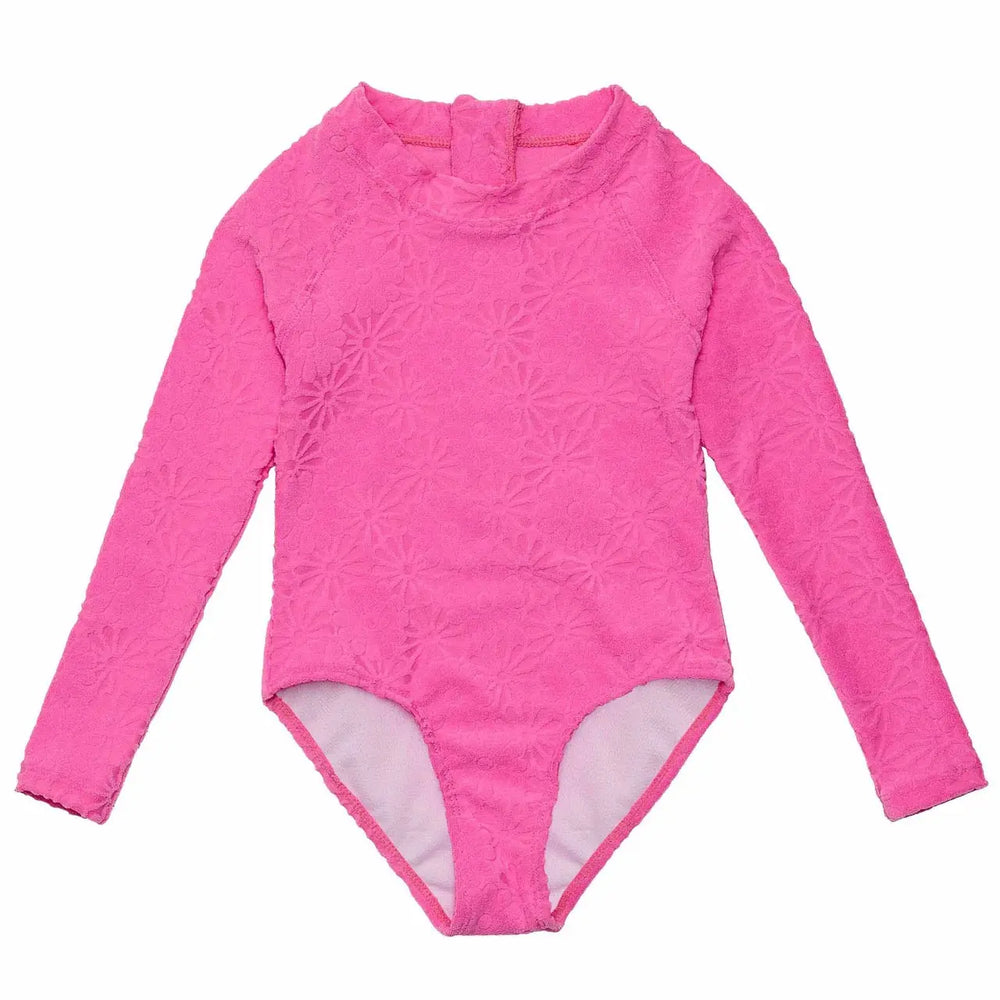 BUBBLEGUM BLOOM LONG SLEEVE SURF SUIT - BeachLife Concept
