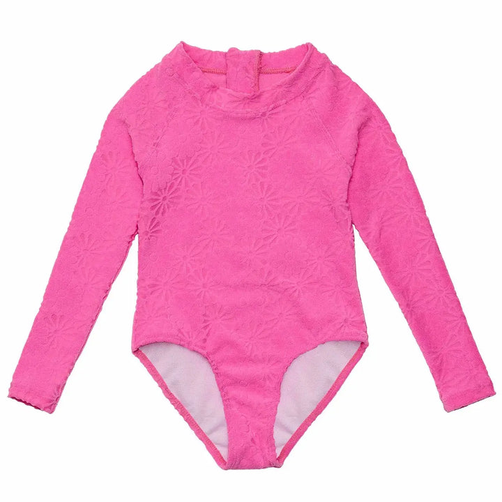 BUBBLEGUM BLOOM LONG SLEEVE SURF SUIT - BeachLife Concept