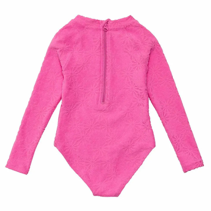 BUBBLEGUM BLOOM LONG SLEEVE SURF SUIT - BeachLife Concept