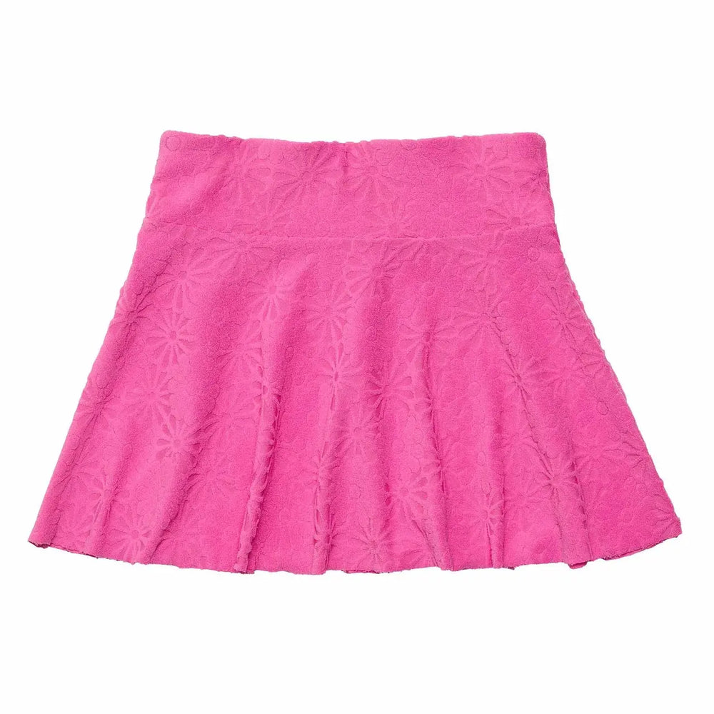 BUBBLEGUM BLOOM SWIM SKIRT - BeachLife Concept