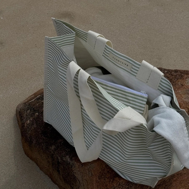 CARRYALL BEACH BAG - LA PALMA SAGE - BeachLife Concept