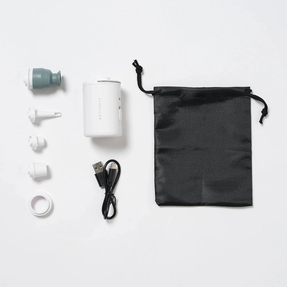ELECTRIC AIR PUMP UNIVERSAL WHITE - BeachLife Concept