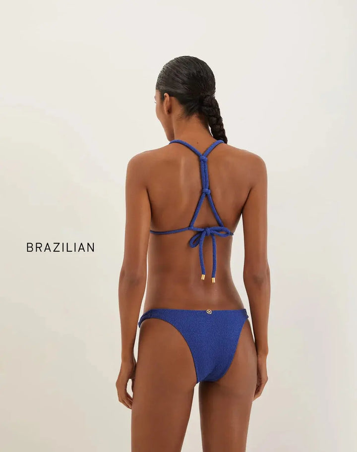 FIRENZE EDIE T-BACK TOP - BR BTM BLUE - BeachLife Concept