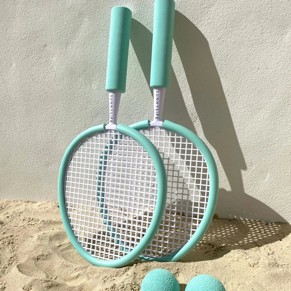 FOAM BEACH BATS RIO SUN PASTEL AQUA AND LILAC BeachLife Concept