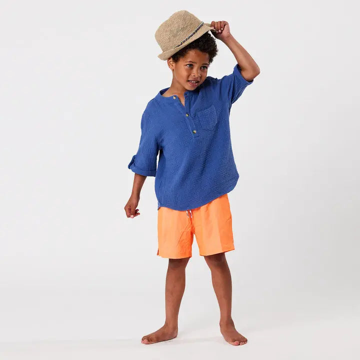 FRANKIE DENIM BLUE RESORT SHIRT BeachLife Concept