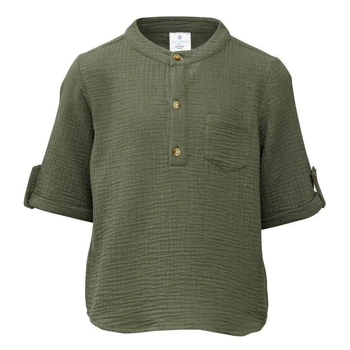 FRANKIE SAFARI GREEN RESORT SHIRT BeachLife Concept