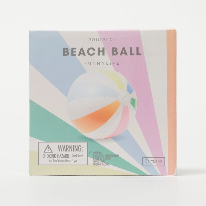 INFLATABLE BEACH BALL POOL SIDE PASTEL GELATO BeachLife Concept