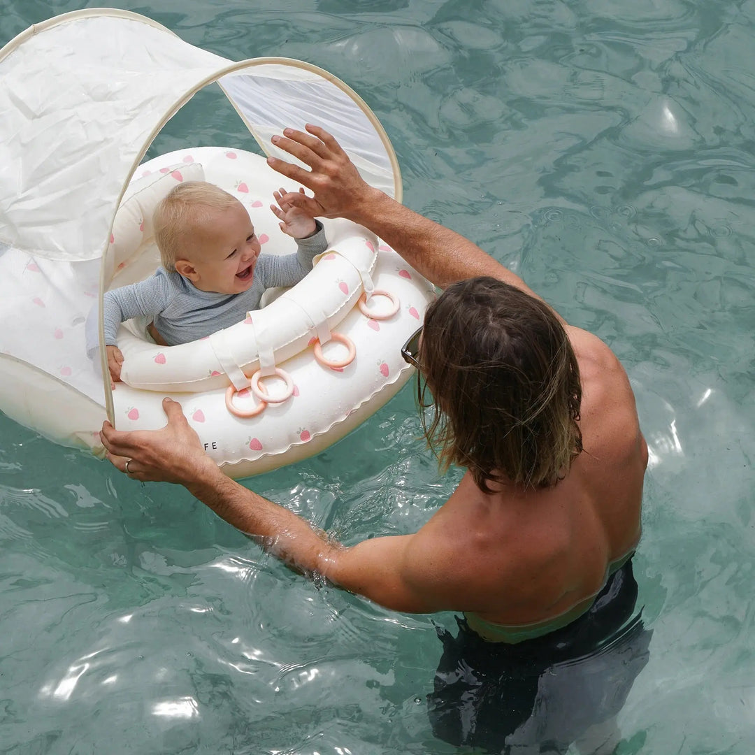 INTERACTIVE BABY FLOAT STRAWBERRY SUNSHINE PINK - BeachLife Concept