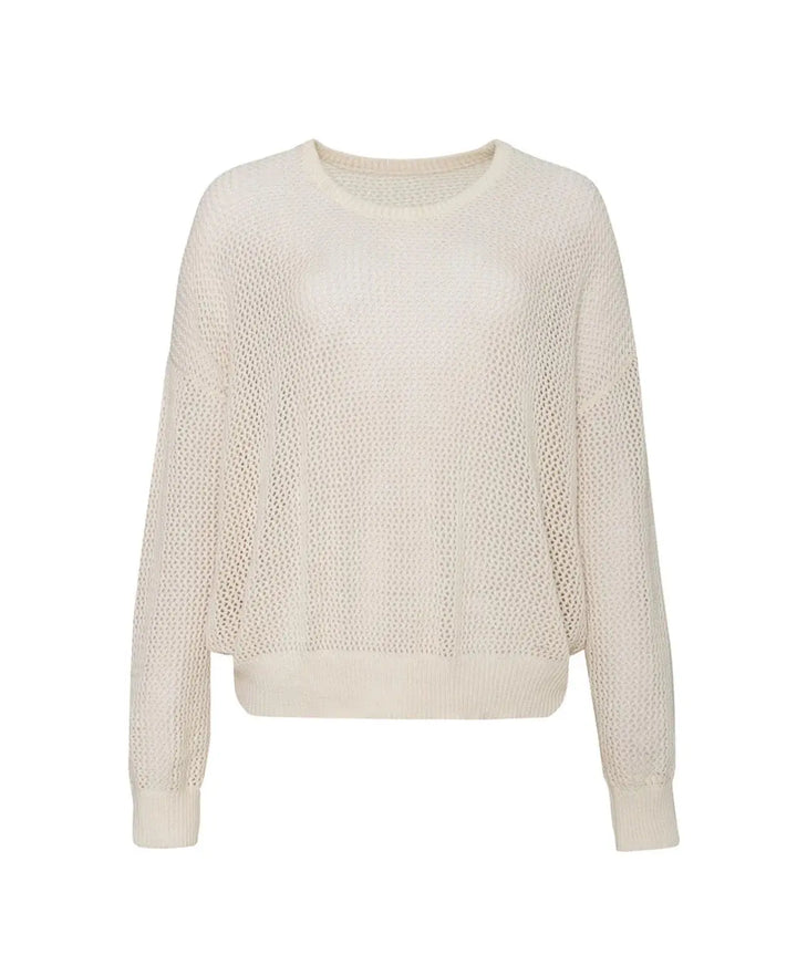 IVORY LOLA KNIT SWEATER - BeachLife Concept
