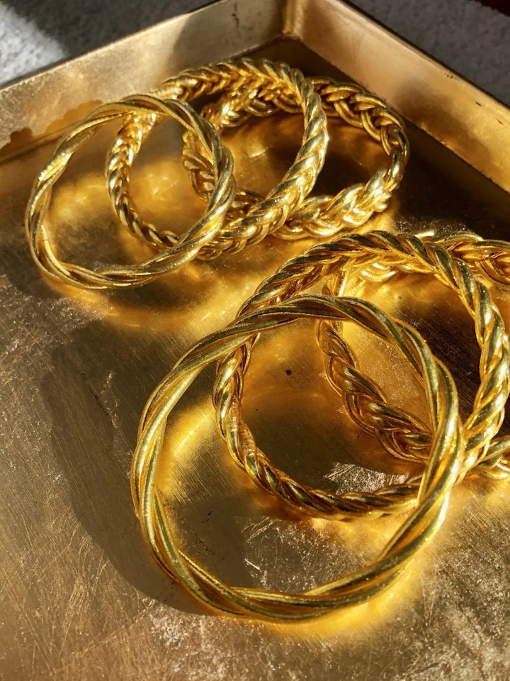 JONC BOUDDHISTE TORSADE AVEC MANTRA BeachLife Concept