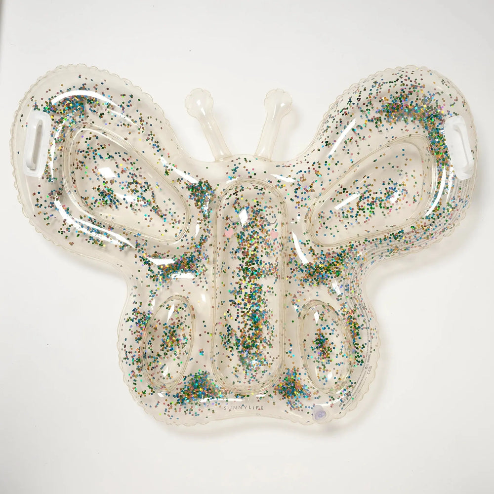 KIDS LIE-ON FLOAT COTTON CANDY GLITTER - BeachLife Concept