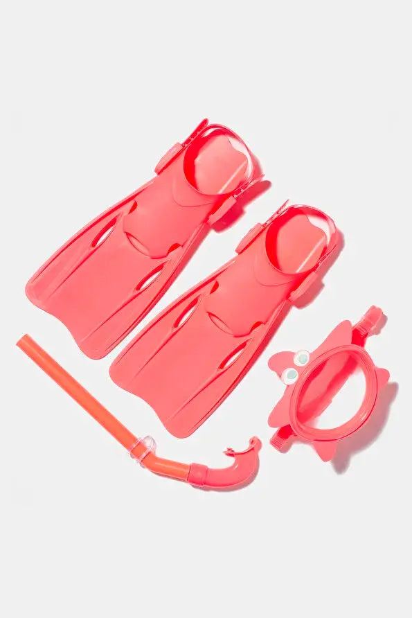 KIDS SNORKEL SET SMALL MELODY THE MERMAID PINK BeachLife Concept