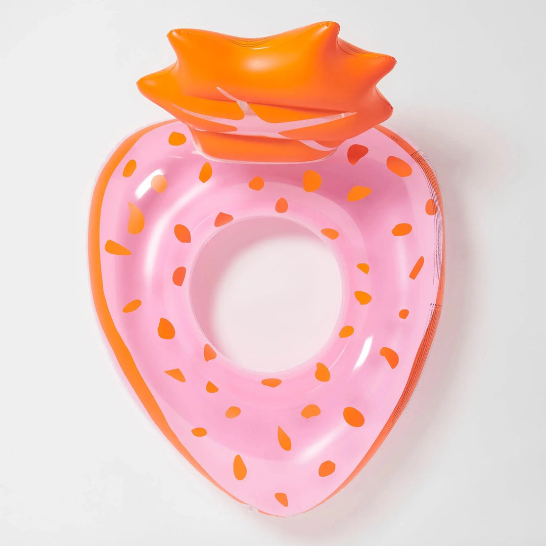 LUXE TUBE POOL RING STRAWBERRY PINK BeachLife Concept