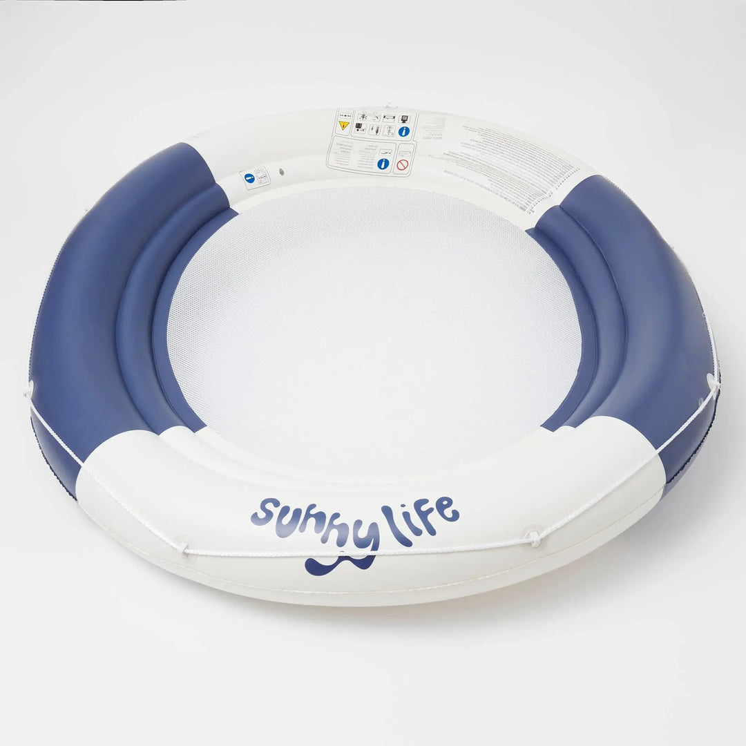 LUXE TWIN HAMMOCK FLOAT LE WEEKEND NAVY BeachLife Concept