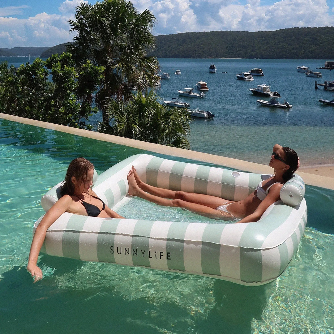 LUXE TWIN HAMMOCK FLOAT THE VACAY OLIVE - BeachLife Concept