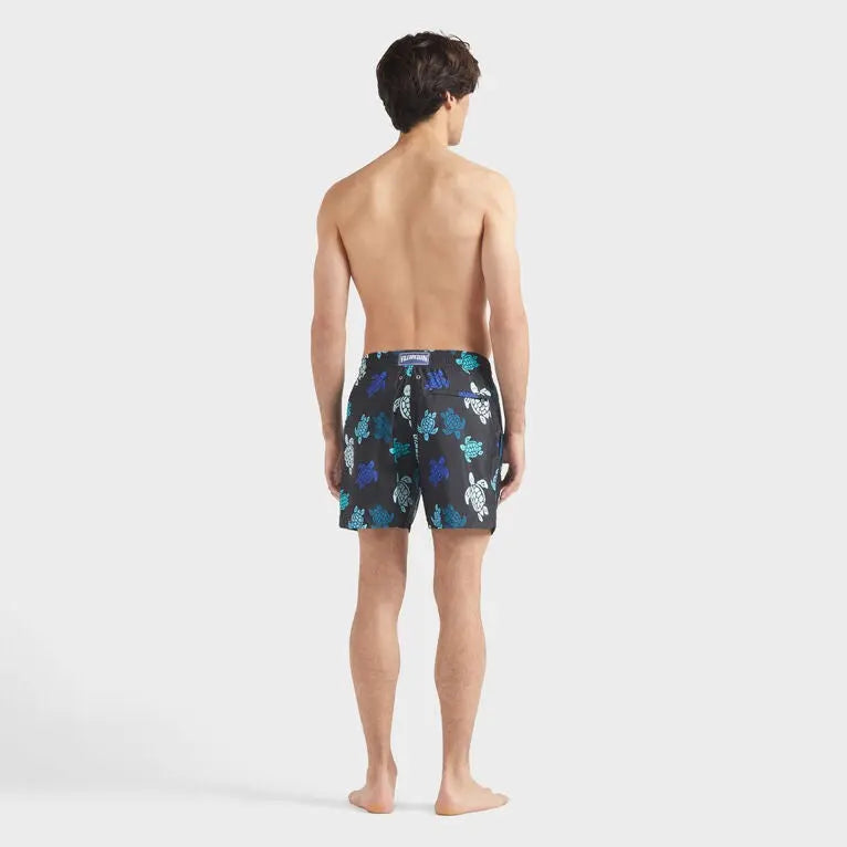 MAILLOT DE BAIN HOMME ULTRA-LEGER ET PLIABLE TORTUES MULTICOLORES - BeachLife Concept