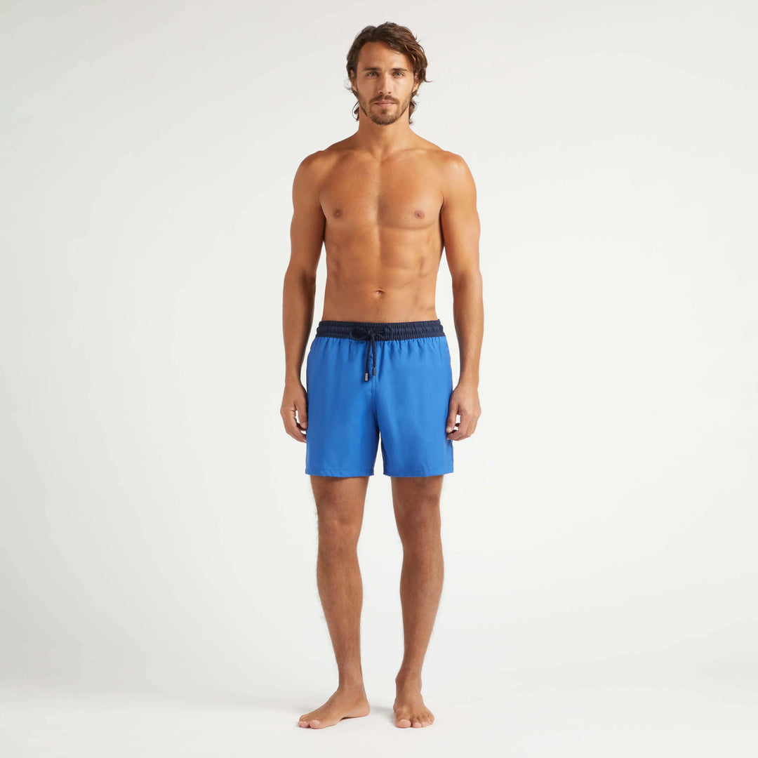 MAILLOT DE BAIN MAGNUS LAINE BICOLORE BLEU DE MER - BeachLife Concept