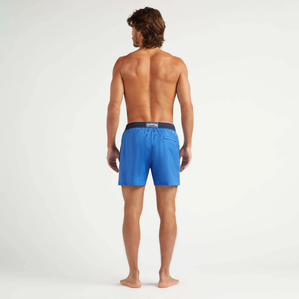 MAILLOT DE BAIN MAGNUS LAINE BICOLORE BLEU DE MER - BeachLife Concept