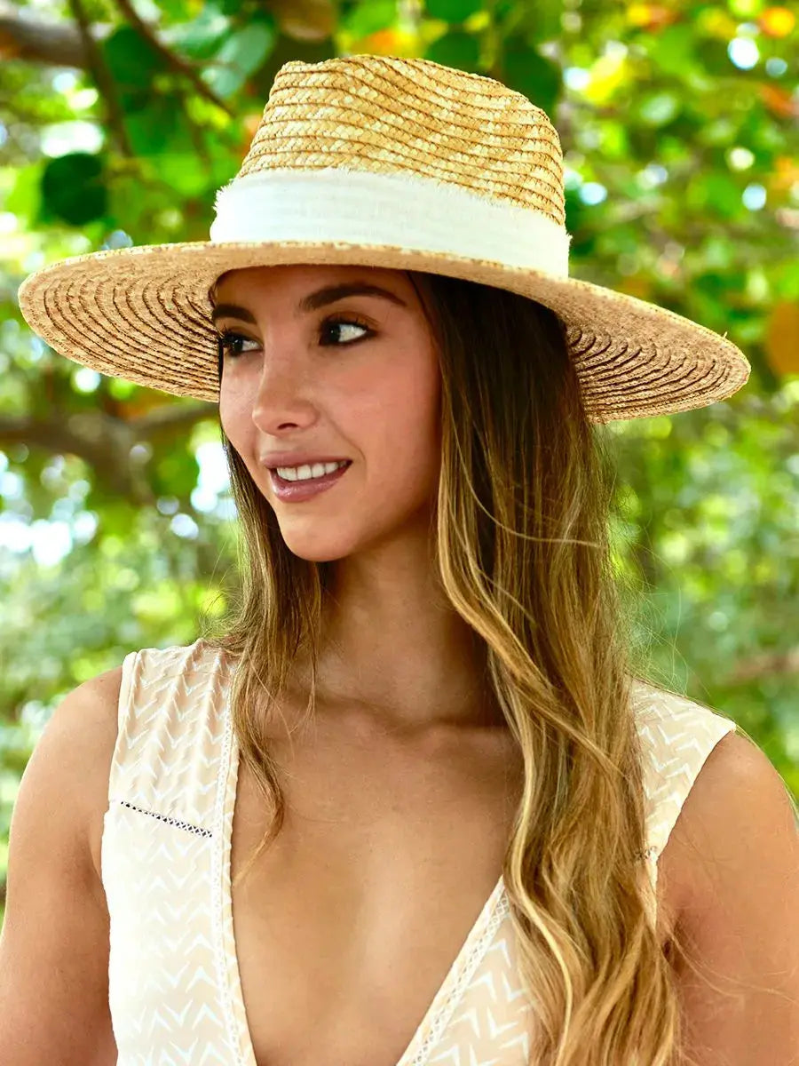 MILANA NATURAL/WHITE HAT - NIKKI BEACH BeachLife Concept