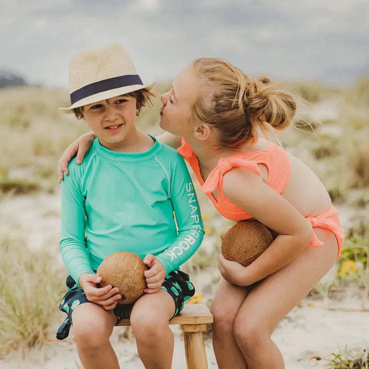 NAVY TRIM FEDORA - BeachLife Concept