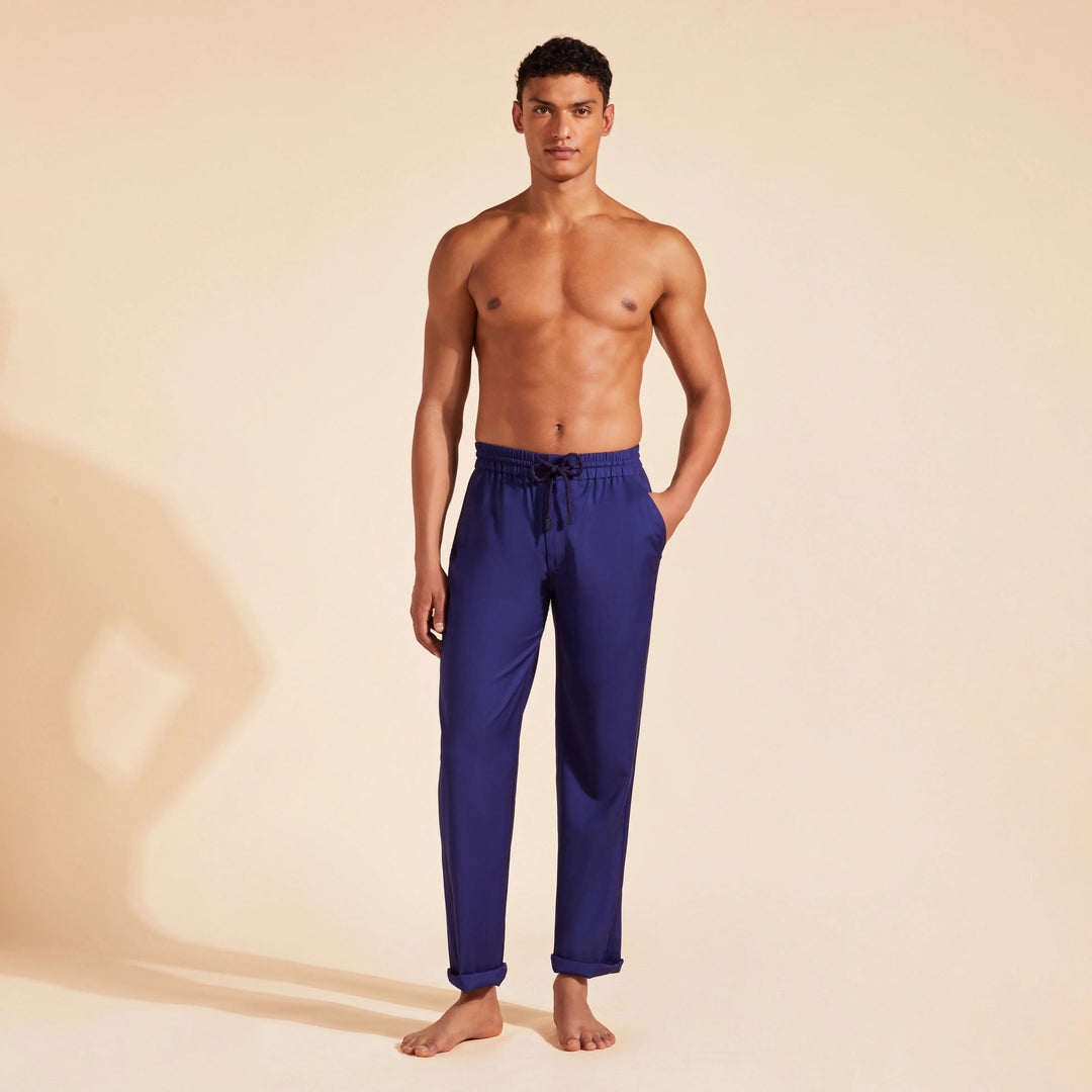 PANTALON EN LAINE PARC UNI MINUIT - BeachLife Concept