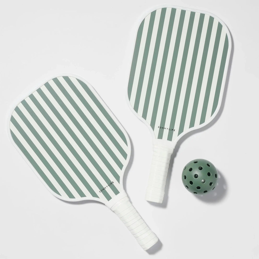 PICKLE BALL SET THE VACAY OLIVE BeachLife Concept