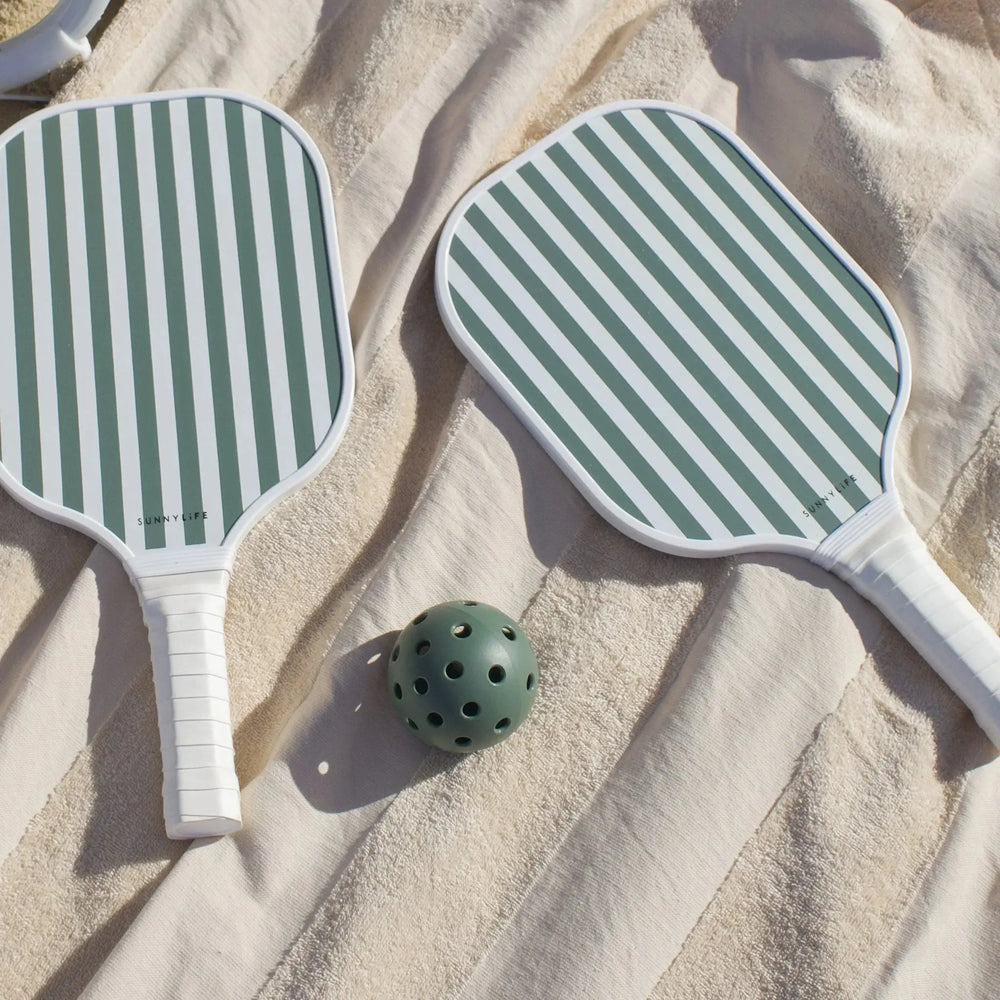PICKLE BALL SET THE VACAY OLIVE BeachLife Concept
