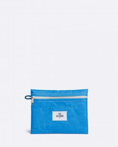 POCHETTE ZIPPEE - BLEU ET JAUNE - BeachLife Concept