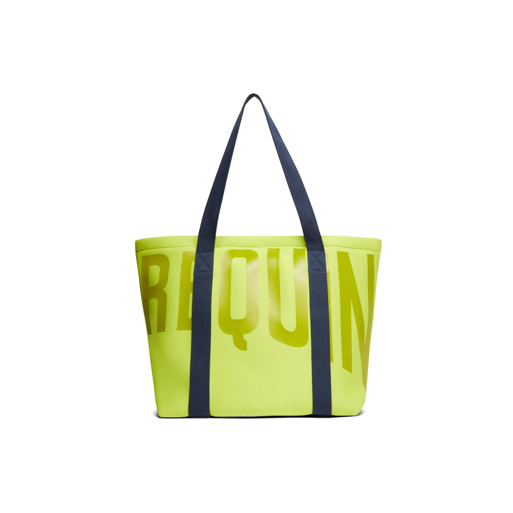 SAC DE PLAGE LARGE EN NEOPRENE UNI CHARTREUSE - BeachLife Concept