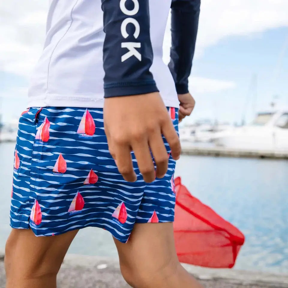 SAILBOAT ROCK SWIM SHORT - BeachLife Concept