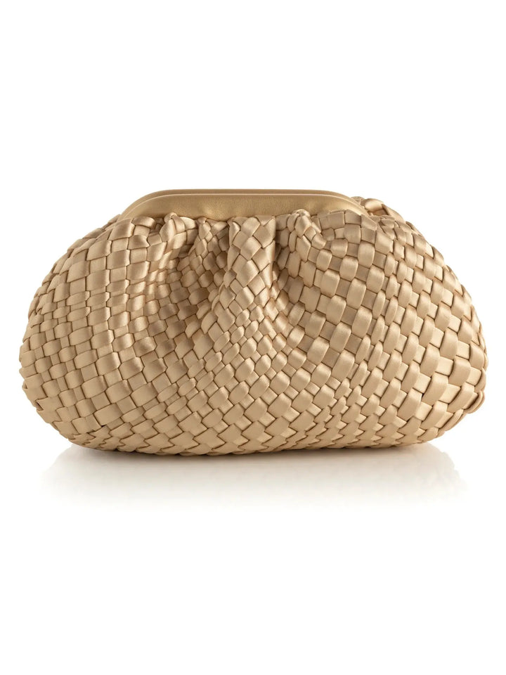 SHIRALEAH BAILEY CLUTCH CHAMPAGNE - BeachLife Concept