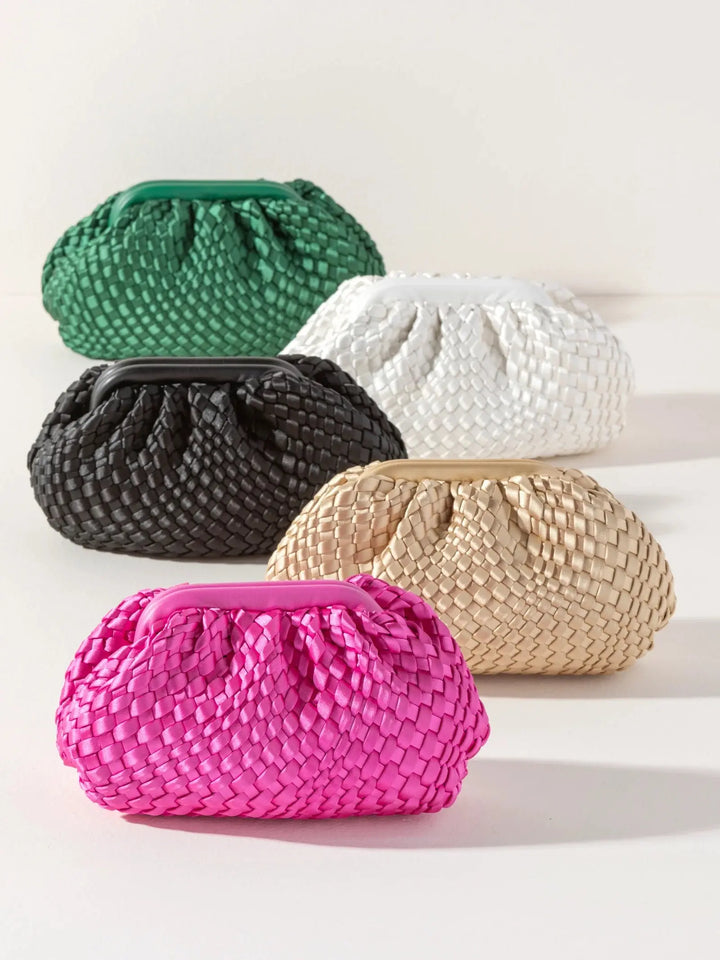 SHIRALEAH BAILEY CLUTCH CHAMPAGNE - BeachLife Concept