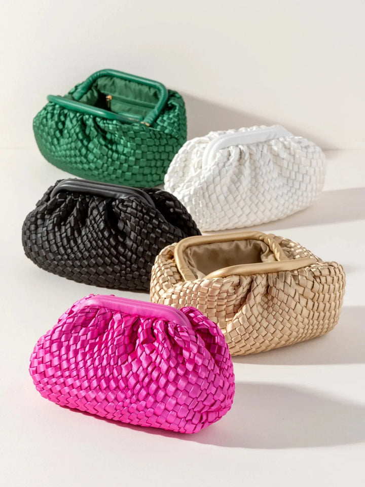 SHIRALEAH BAILEY CLUTCH CHAMPAGNE - BeachLife Concept