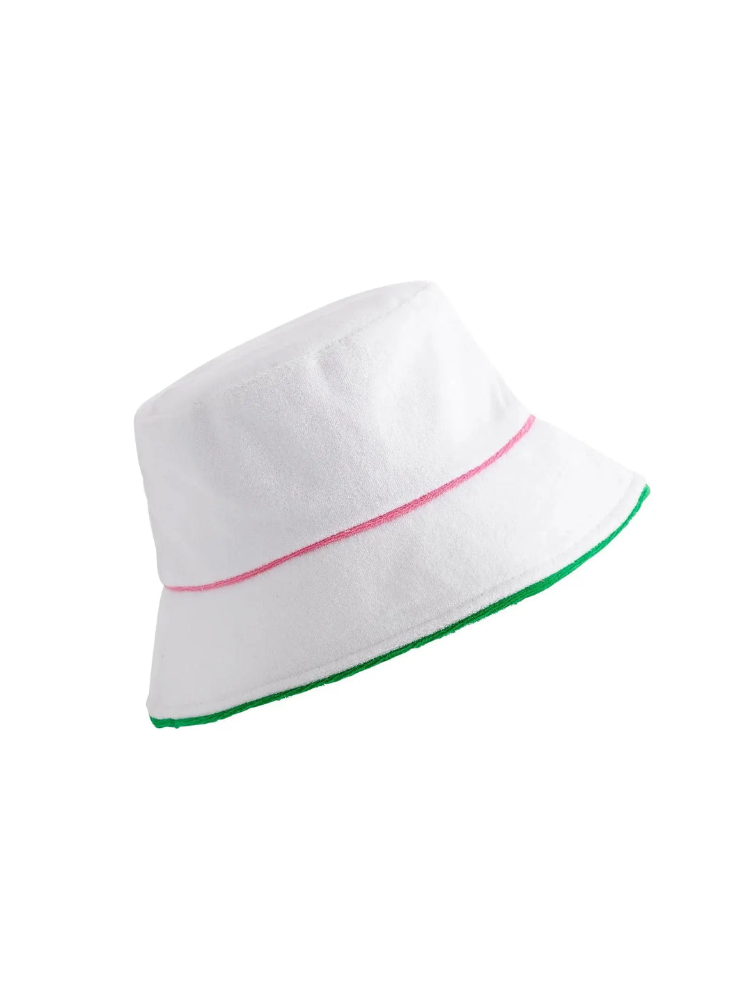 SHIRALEAH CABANA BUCKET HAT WHITE - BeachLife Concept