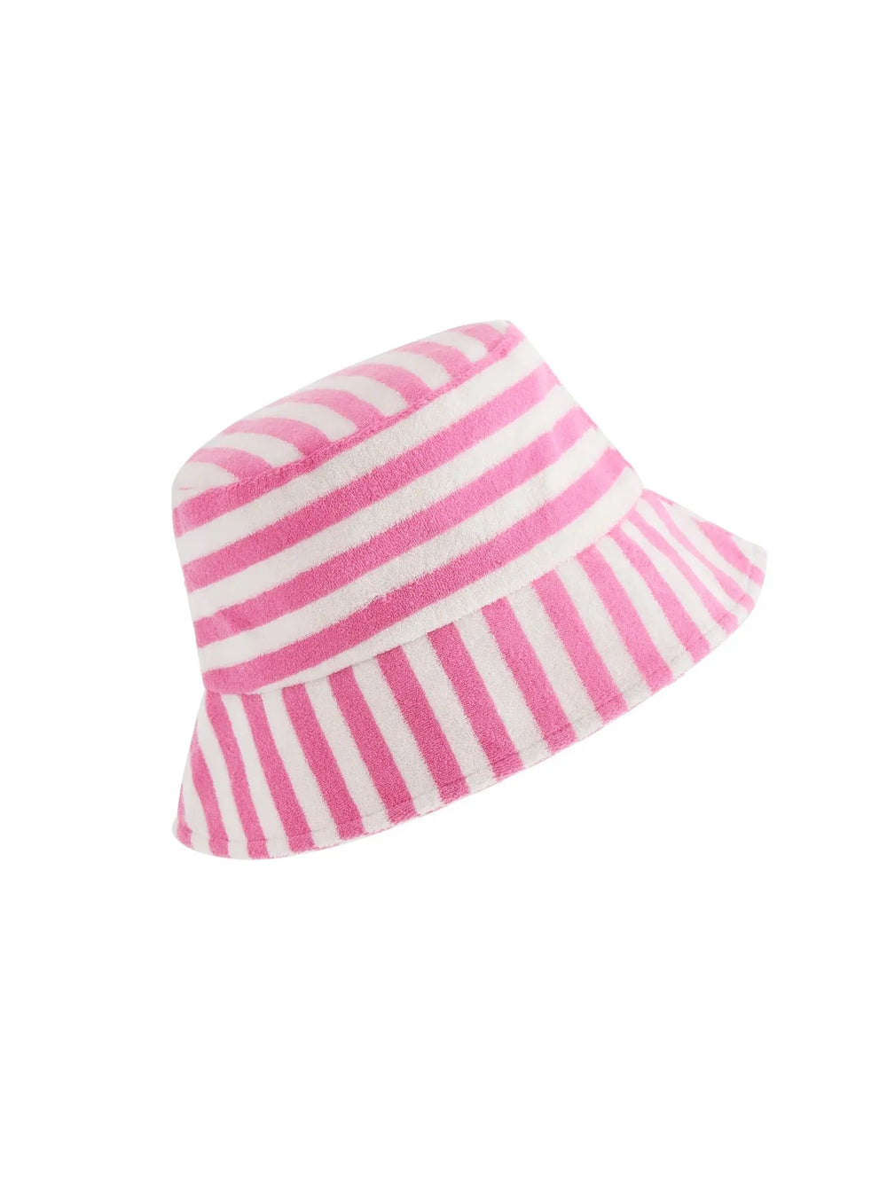 SHIRALEAH CABANA STRIPE BUCKET HAT PINK - BeachLife Concept