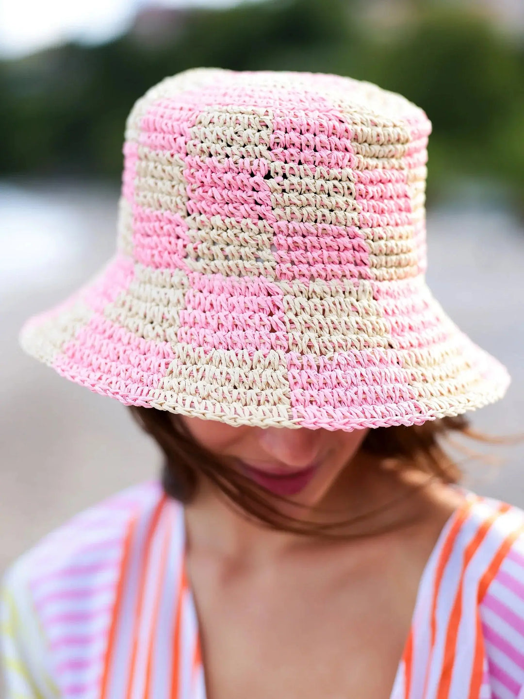 SHIRALEAH EVIE HAT PINK - BeachLife Concept