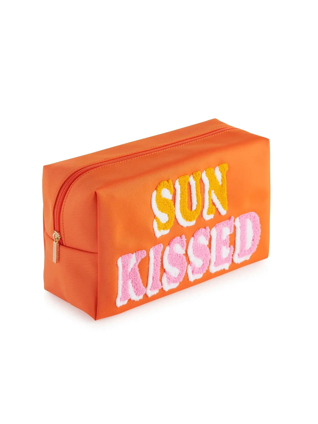 SHIRALEAH JOY "SUN KISSED" ZIP POUCH YELLOW - BeachLife Concept