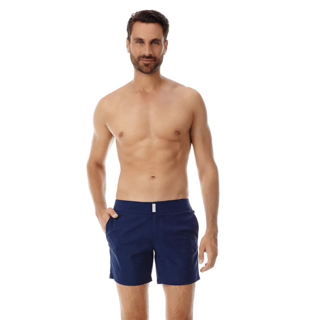 SHORT DE BAIN MERISE BLEU MARINE BeachLife Concept