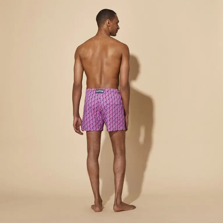 SHORT DE BAIN STRETCH MOORISE MICRO RONDE DES TORTUES RAINBOW BeachLife Concept