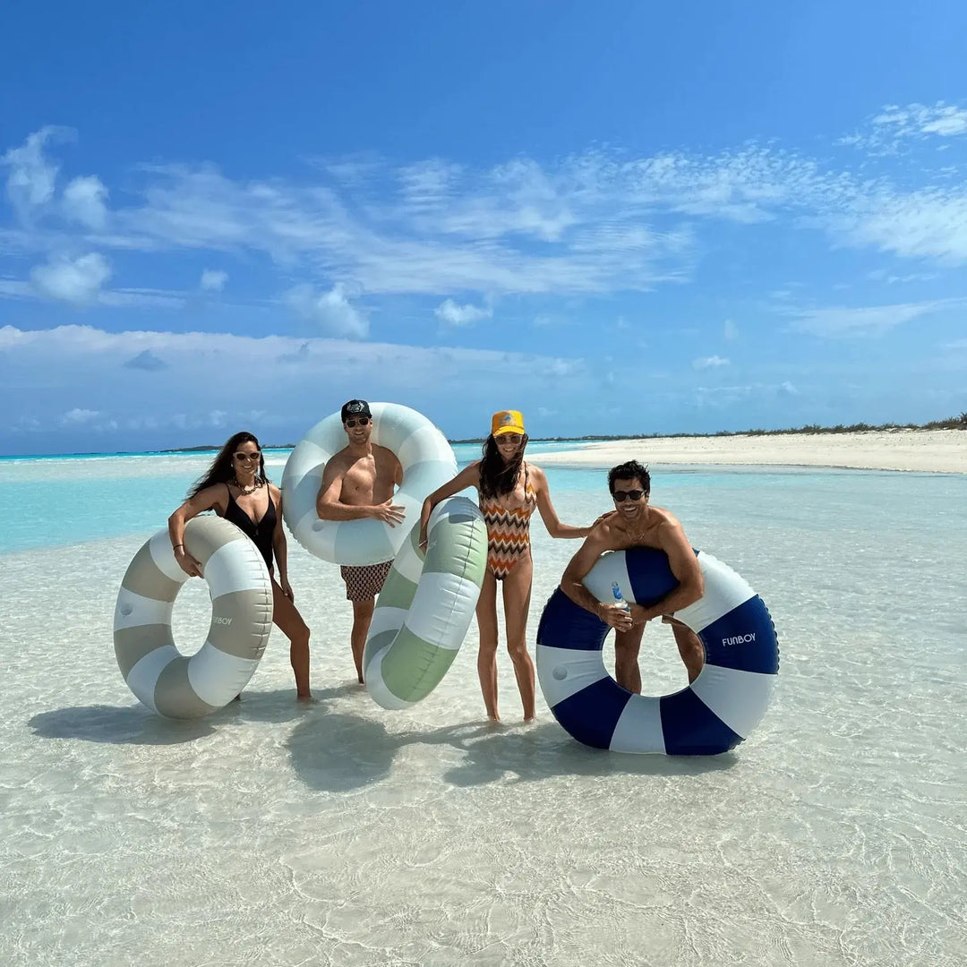 VINTAGE TUBE POOL FLOAT BLUE - BeachLife Concept