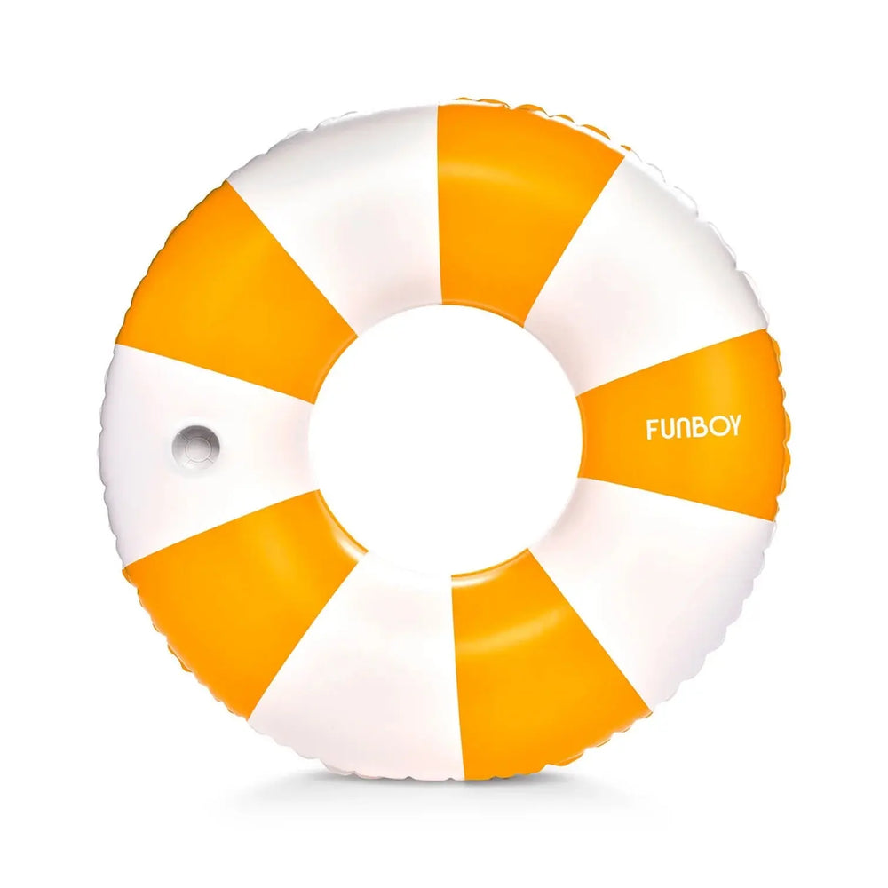 VINTAGE TUBE POOL FLOAT MUSTARD - BeachLife Concept