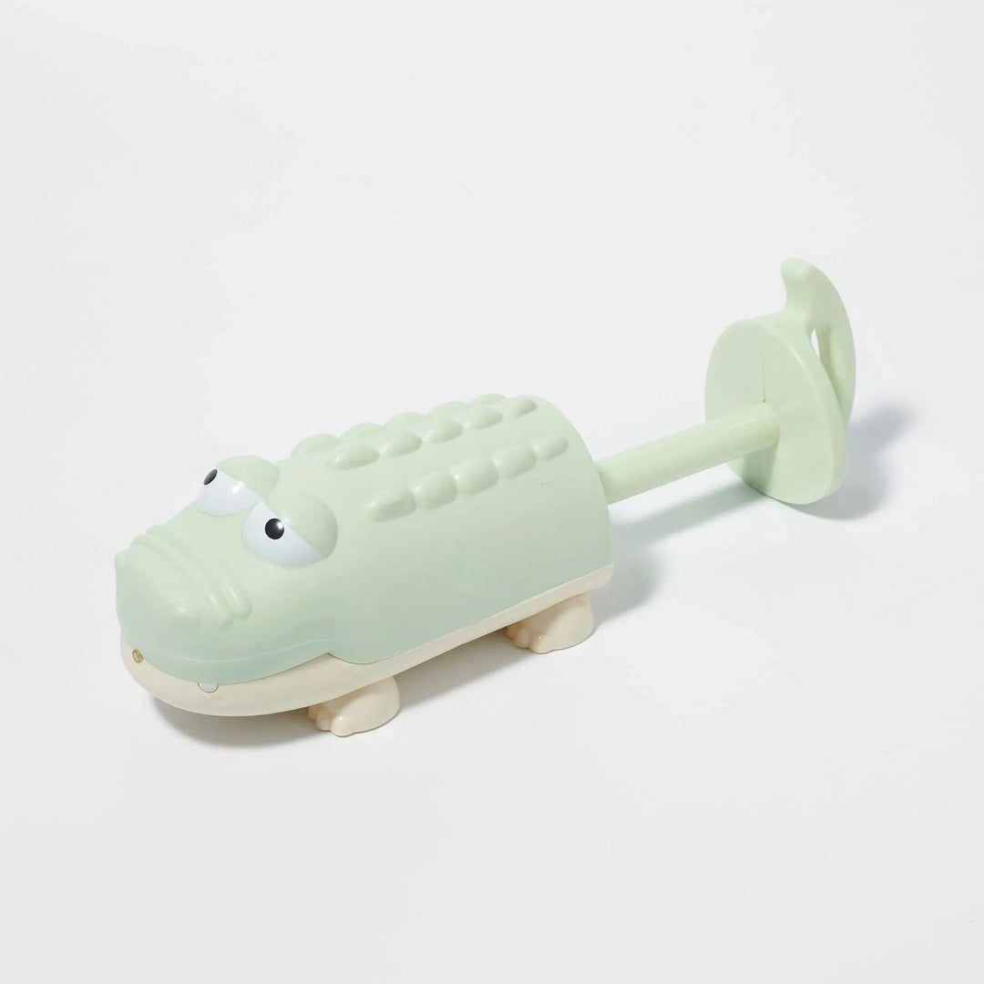 WATER SQUIRTER CROCODILE PASTEL GREEN - BeachLife Concept