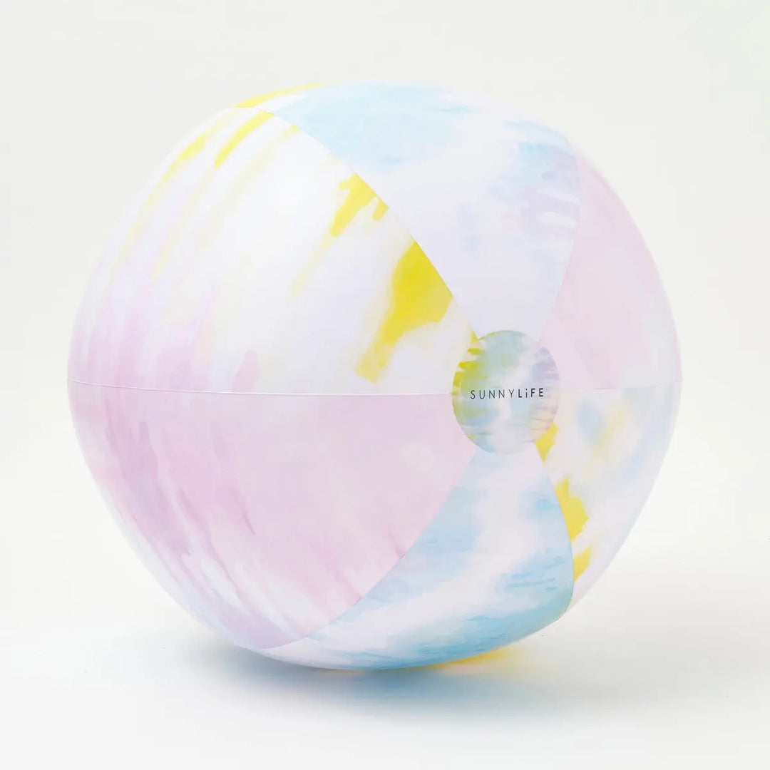 XL INFLATABLE BEACH BALL TIE DYE SORBET BeachLife Concept