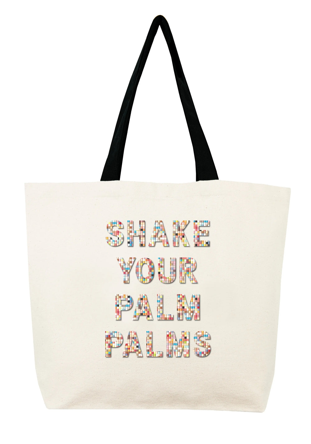 CANVA TOTE BAG CONFETTI BEADS BeachLife Concept