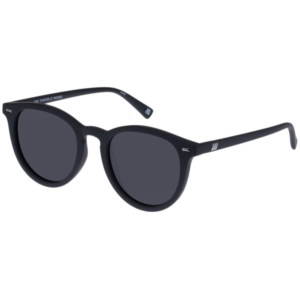 FIRE STARTER BLACK RUBBER SUNGLASSES