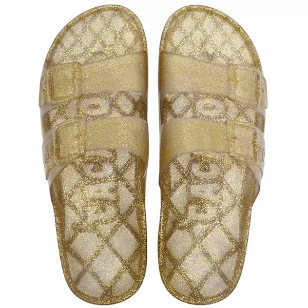 SANDAL ANJO GLITTER GOLD