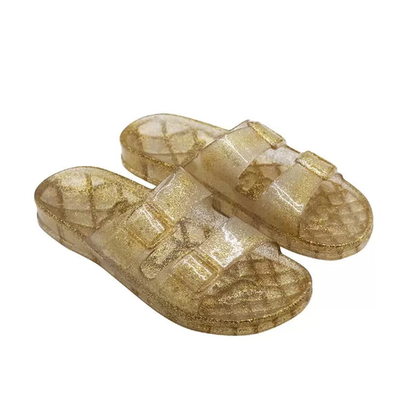 SANDAL ANJO GLITTER GOLD