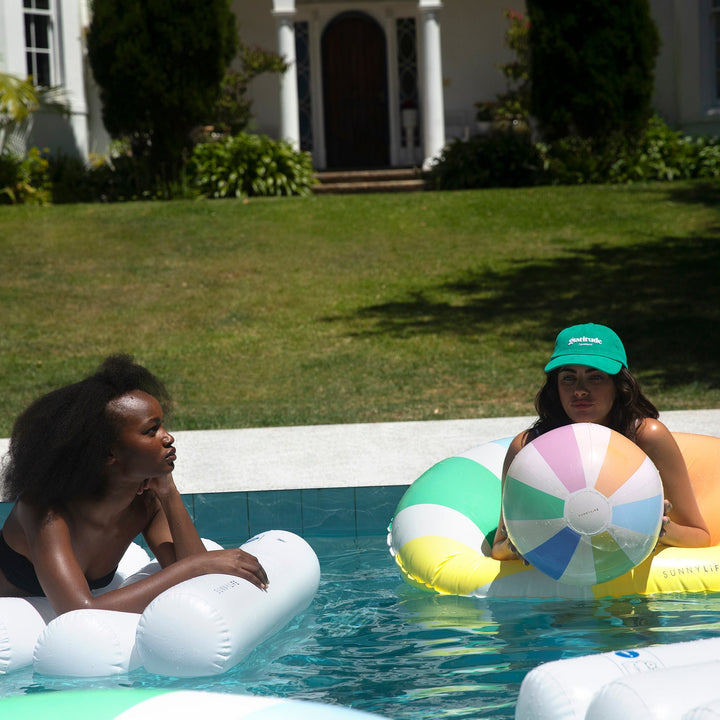 INFLATABLE BEACH BALL POOL SIDE PASTEL GELATO