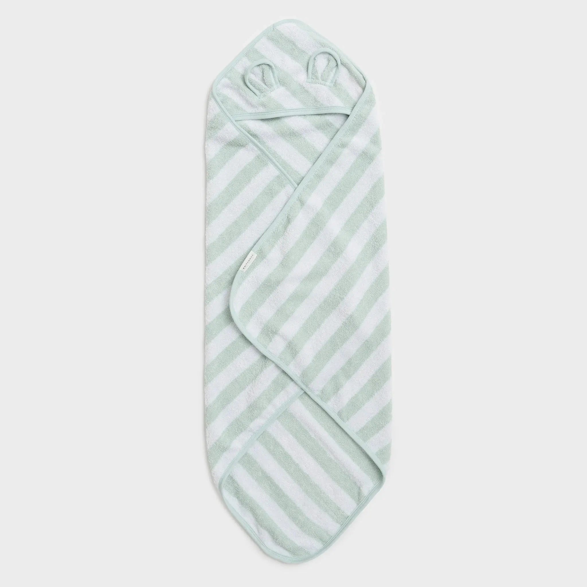 BABY CHARACTER TOWEL APPLE SORBET PASTEL GREEN